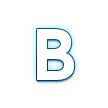 Symbole Indicateur Régional Lettre B Symbole Indicateur Régional Lettre B