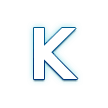 Symbole Indicateur Régional Lettre K Symbole Indicateur Régional Lettre K