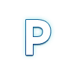 Symbole Indicateur Régional Lettre P Symbole Indicateur Régional Lettre P