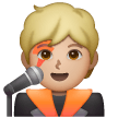 Chanteur: Peau Moyennement Claire Chanteur: Peau Moyennement Claire