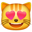 Chat Souriant Aux Yeux En Cœurs Chat Souriant Aux Yeux En Cœurs