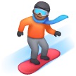 Snowboardeur: Peau Moyennement Foncée Snowboardeur: Peau Moyennement Foncée