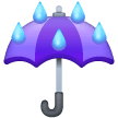 Parapluie Avec Gouttes De Pluie Parapluie Avec Gouttes De Pluie