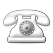 Téléphone blanc Téléphone blanc