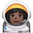 Astronaute Femme: Peau Foncée Astronaute Femme: Peau Foncée