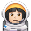 Astronaute Femme: Peau Claire Astronaute Femme: Peau Claire