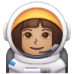 Astronaute Femme: Peau Moyenne Astronaute Femme: Peau Moyenne