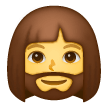 Femme: Barbe Femme: Barbe