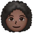 Femme: Peau Foncée, Cheveux Bouclés Femme: Peau Foncée, Cheveux Bouclés