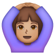 Femme Faisant Un Geste D’Acceptation: Peau Moyenne Femme Faisant Un Geste D’Acceptation: Peau Moyenne