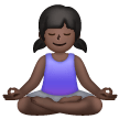 Femme Dans La Posture Du Lotus: Peau Foncée Femme Dans La Posture Du Lotus: Peau Foncée