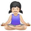 Femme Dans La Posture Du Lotus: Peau Claire Femme Dans La Posture Du Lotus: Peau Claire