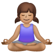 Femme Dans La Posture Du Lotus: Peau Moyenne Femme Dans La Posture Du Lotus: Peau Moyenne