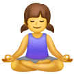 Femme Dans La Posture Du Lotus Femme Dans La Posture Du Lotus