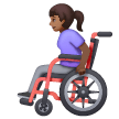 Femme En Fauteuil Roulant Manuel: Peau Moyennement Foncée Femme En Fauteuil Roulant Manuel: Peau Moyennement Foncée