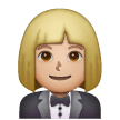 Femme En Smoking: Peau Moyennement Claire Femme En Smoking: Peau Moyennement Claire
