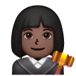 Juge Femme: Peau Foncée Juge Femme: Peau Foncée