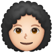 Femme: Peau Claire, Cheveux Bouclés Femme: Peau Claire, Cheveux Bouclés