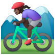 Femme En VTT: Peau Foncée Femme En VTT: Peau Foncée