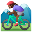 Femme En VTT: Peau Moyennement Foncée Femme En VTT: Peau Moyennement Foncée