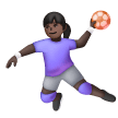 Handballeuse: Peau Foncée Handballeuse: Peau Foncée