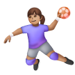 Handballeuse: Peau Moyenne Handballeuse: Peau Moyenne