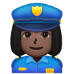 Policière: Peau Foncée Policière: Peau Foncée
