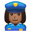 Policière: Peau Moyennement Foncée Policière: Peau Moyennement Foncée