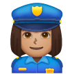 Policière: Peau Moyenne Policière: Peau Moyenne