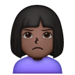 Femme Qui Boude: Peau Foncée Femme Qui Boude: Peau Foncée
