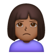 Femme Qui Boude: Peau Moyennement Foncée Femme Qui Boude: Peau Moyennement Foncée