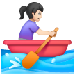 Rameuse Dans Une Barque: Peau Claire Rameuse Dans Une Barque: Peau Claire