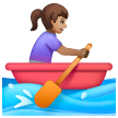 Rameuse Dans Une Barque: Peau Moyenne Rameuse Dans Une Barque: Peau Moyenne