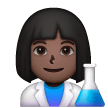Scientifique Femme: Peau Foncée Scientifique Femme: Peau Foncée