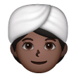 Femme En Turban: Peau Foncée Femme En Turban: Peau Foncée