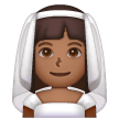 Femme Avec Voile: Peau Moyennement Foncée Femme Avec Voile: Peau Moyennement Foncée