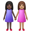 Deux Femmes Se Tenant La Main: Peau Foncée, Peau Moyenne Deux Femmes Se Tenant La Main: Peau Foncée, Peau Moyenne