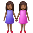 Deux Femmes Se Tenant La Main: Peau Moyennement Foncée Deux Femmes Se Tenant La Main: Peau Moyennement Foncée