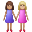 Deux Femmes Se Tenant La Main: Peau Moyenne, Peau Moyennement Claire Deux Femmes Se Tenant La Main: Peau Moyenne, Peau Moyennement Claire