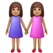 Deux Femmes Se Tenant La Main: Peau Moyenne Deux Femmes Se Tenant La Main: Peau Moyenne