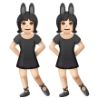 Femmes Avec Des Oreilles De Lapin: Peau Claire Femmes Avec Des Oreilles De Lapin: Peau Claire