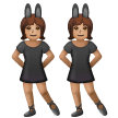 Femmes Avec Des Oreilles De Lapin: Peau Moyenne Femmes Avec Des Oreilles De Lapin: Peau Moyenne