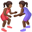Lutteuses: Peau Moyennement Foncée Lutteuses: Peau Moyennement Foncée