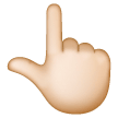 Dorso Da Mão Com Dedo Indicador Apontando Para Cima: Pele Clara para Samsung One UI 7.0 April 2025