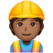 Trabalhador De Construção Civil: Pele Morena Escura para Samsung One UI 7.0 April 2025
