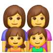 Família: Mulher, Mulher, Menina, Menino para Samsung One UI 7.0 April 2025