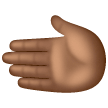 Mão Para A Esquerda: Pele Morena Escura para Samsung One UI 7.0 April 2025