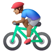 Homem Ciclista: Pele Morena para Samsung One UI 7.0 April 2025