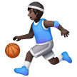 Homem Jogando Basquete: Pele Escura para Samsung One UI 7.0 April 2025