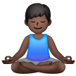Homem Na Posição De Lótus: Pele Escura para Samsung One UI 7.0 April 2025